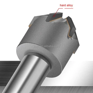 WEIX New Countersink Drill with Brazing Carbide Blade Insert Chamfering Milling Cutter Tool 90 Degree 16mm 20mm 25mm 30mm 40mm