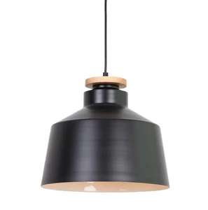 LED/Energy Saving Light Source and Black/white Color Iron Hanging Pendant Lights with White Interior (C063-280)