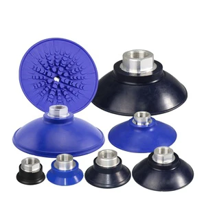 Custom Rubber SAF Series Single-layer Threaded Suction Cup Replacements Silicone Vacuum Suction Cups Ventosas De Vacio