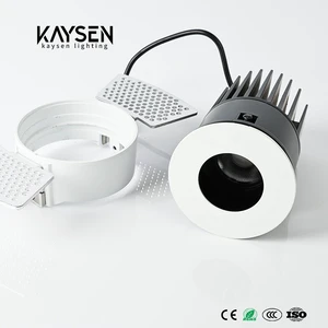Hotel Modern 12W 15W Fixed Adjustable 2026 New Arrivals 80mm Cutout IP44 High Lumen Aluminium Downlights Led Recessed Downlights