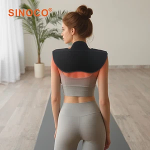 Portable Soft and Comfortable Red & NIR Light Therapy Wellness Wrap for Neck and Shoulder Muscle Pain Relief Home Use
