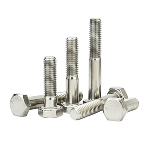 304 Stainless Steel 5/16-18X2 Fully Threaded Black Oxide External Hex Bolt DIN933/DIN931