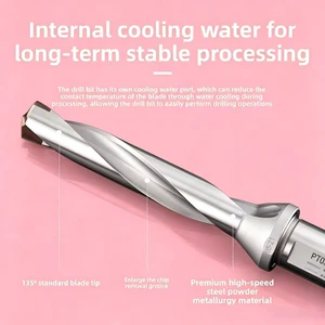 Pull-back Crown Drill, Center Drill, Fine Processing Drilling, Kenner Universal Assembly