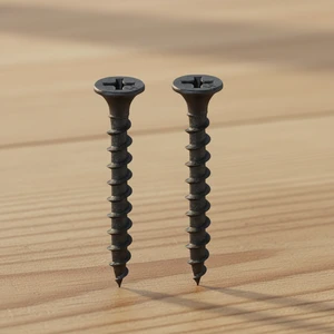 Hot Selling Steel Black Phosphate Coarse Thread Sharp Tail Drywall Screws M3.5 Self-Tapping For MDF & Fiberboard/Chipboard