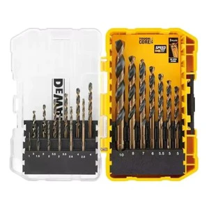 Dt70728-qz 19pc Hss Multifunctional Drill Bit Set