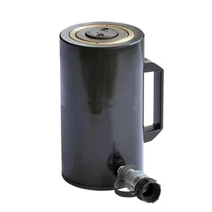 Axion RAC-204 Lightweight High Strength Single Acting Aluminum Ram Hydraulic Cylinder 20 Ton Trunnion Mounted 1.5 Rod Diameter