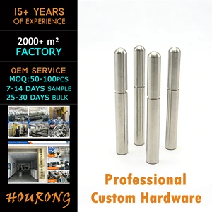 HR Precision OEM Stainless Steel Bright Finish Customizable Head Diameter Main Shaft Dowel Pin for Industrial Machinery Watches