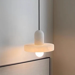 Modern Hanging Light Chandeliers LED Pendant Lights Gold Bedroom Bedside Nordic Marble Chandelier Restaurant Bar Lamp