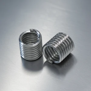 SS304 Tangless Helical Inserts (M3-M12) Debris-Free Installation for Aerospace & Automotive. ISO/DIN Standard, M3-M12 Available.