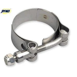 2.25-inch to 2.56-inch Stainless Steel T-bolt Clamps