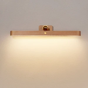 Modern Simplicity LED Solid Wood Wall Lamp Northern Europe Design Smart Home Wall Lighting for Bedroom Bedside Living Room Study