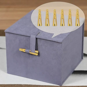 Chinese Cloud Pattern Metal Button Latch Zinc Alloy Gift Box Accessories with Decorative Buckle