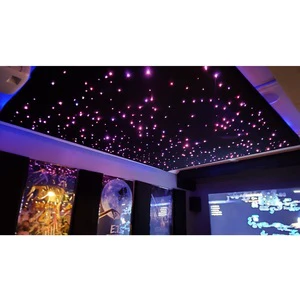 Fiber Optic Lighting Solid Plastic Optical Fiber RGB Light With 7 Colors LED Light Body Lamp
