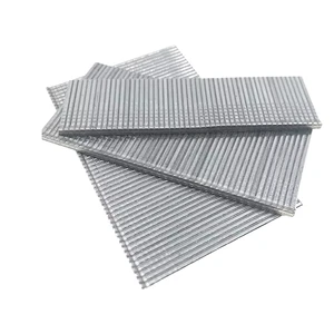 16GA T64 Silver Color Galvanized T Brad Nail Curved Steel Staples General Industry Use 6 Months Warranty