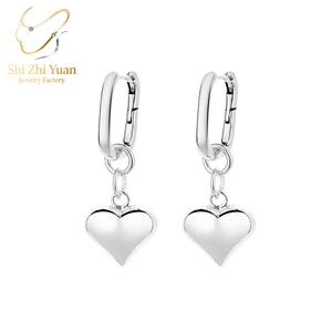 2025 New Fashion Korean Style Ins Style Heart Tassel Drop Earrings for Girls Sweet & Cool Versatile with Personality