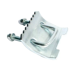 U-Bolt Beam Clamp For H Steel Structures China Factory Refined Malleable Steel Abrazaderas De Viga