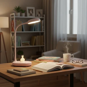 Dimmer Light Reading Lamp Warm Night Light Flexible Rechargeable Table Lamp for Study and Sleeping