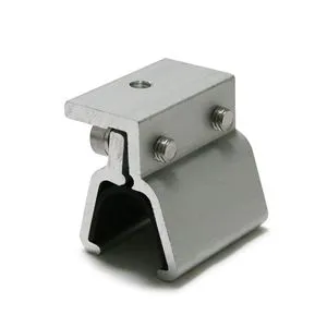 Aluminum Alloy 6005-T5 Kliplok 406 Roof Clamp For Tin Roof Mounting System