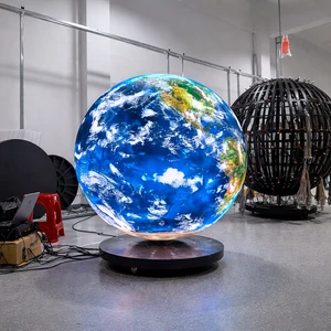 360° LED Ball Sphere Screen Indoor Outdoor P1.8/P2/P2.5/P3/P4 Customizable Movable LED Display