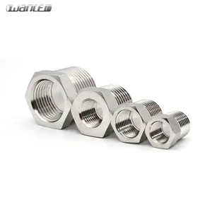 Hot Sale ASME B16.11 ASTM A105 Carbon Steel Hex Head Threaded Bushing Pipe Fitting