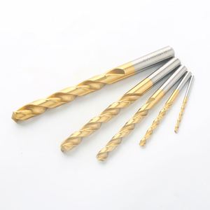 High Quality Tin Coating HSS High Speed Steel Straight Shank Twist Drill Bits