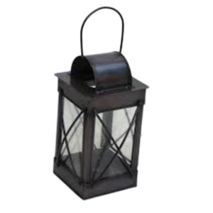 Solid Iron Candle Lantern Vintage Lamp Outdoor Decorative Tea Light Hanging Tabletop Black Metal Hurricane Lantern For Garden