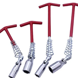 Stainless Steel 16mm Spark Plug Socket Wrench Set T Wrench