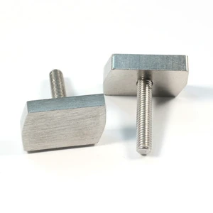 Factory M8 Flat Square Head T Bolt Clamps Square Drive Stainless Steel Hex Bolts