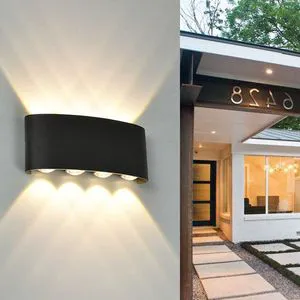 Led Lamp Nordic Decorative Lighting Living Room Bedroom Waterproof Interior Modern Lamp Aluminum Indoor Led Wall Lights for Home