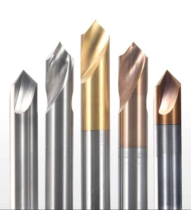 90 Degree Cobalt-plated Titanium Steel with Aluminum Fixed Core Drill Chamfer Bit Drill Center Drill
