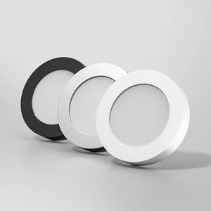 Ultra-Thin LED Cabinet Light, 1.8W 12V DC, 65mm Round Panel with 20pcs 2835 SMD, 3000K-6000K CCT, for Cabinet/Wardrobe/Shelf