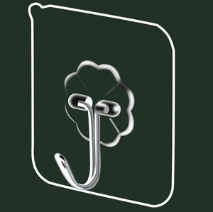 Sondoly Multi Use Strong Suction Cup Sucker Hanger Door Organizer Transparent Self Adhesive Wall Hooks for Kitchen Bathroom