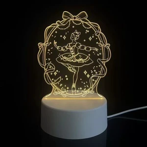 LED USB Rechargeable Soft Night Light Cartoon Patting Lamp Bedroom Decor Touch Sensor Table Light
