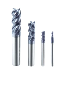 Chuanrun Solid Carbide Flat End Mill 2/4 Flutes | CNC Milling Cutter for Carbon Steel Cast Iron Mould Steel | HRC60 Milling