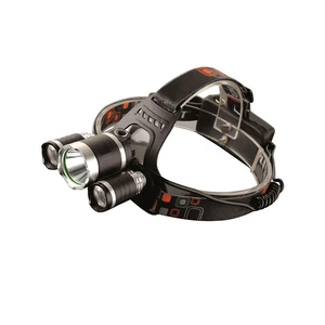 High Power Headlamp 2000 Lumen 3*T6 Head Torch Light 4 Mode Waterproof Aluminum 10W Mining Lantern Rechargeable Led Headlamp