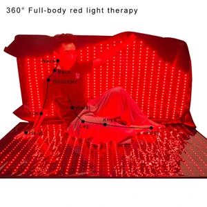 Full Body Red Light Therapy Sleeping Bag 2700 LEDs 660nm 850nm Near Infrared Light Therapy for Wellness Recovery OEM ODM