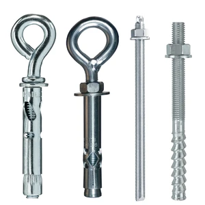 JSCREW Concrete Anchor For Concrete Wall Fasten Steel M16 M8 Sleeve Anchor 18MM 10 MM Wedge Anchor Bolt Anchor Fasteners