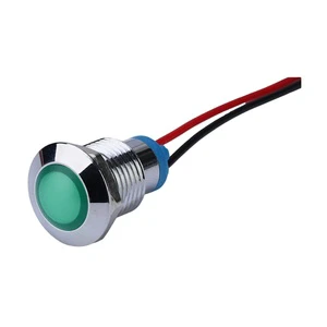 Welfnobl OEM Luminous Indicator Light Domed Red/Green Luminous Indicator Light