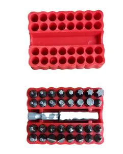 Electric Bit Combination Set 33 Pcs Hollow Drill Bit Combination Low Wear and Durable Screwdriver Drill Bit Kit