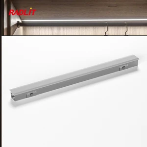 LED Cabinet Lights Recessed Embedded Furniture IR Sensor Motion Light Modern Kitchen Display Cabinet Wardrobe DC Aluminum