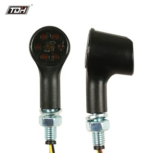 New Multi-functions Motorcycle LED Indicator Two Color Light Waterproof Turn signal with Daytime Light E-marked