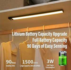 Cabinet kitchen 3-color stepless dimming 3000K - 6000K PIR motion sensor LED cabinet light