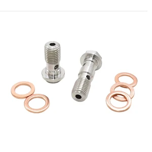 Premium Carbon Steel Banjo Bolts Nuts High Strength Durable Fastening Hardware Industrial Mechanical Construction Use Grade 10.9