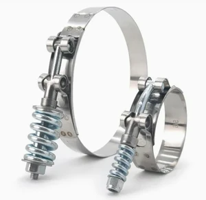 Stainless Steel T-Bolt Hose Clamp T Bolt Super Hose Clamp with Spring