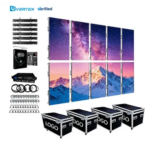 P3.91 Outdoor Advertising Rental Outdoor LED Display Screen 5000nits High Brightness Stage LED Wall Panel for Event