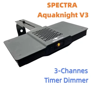 Spectra Aqua Knight V3 75W Marine Aquarium LED Light 3-Dimming Channels for 45-60cm Coral Reef Fish Tank