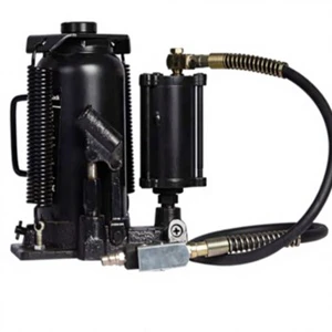 30 Ton Steel Air Hydraulic Bottle Jack Pneumatic Lifting Equipment Heavy Load Truck Repair with 410mm Max Height