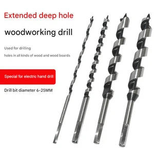 FEIDA High Carbon Steel 6mm Hex Shank Drill Bit Jobber Holz Auger Broca De Madera Wood Auger for Deep Hole Metric Size