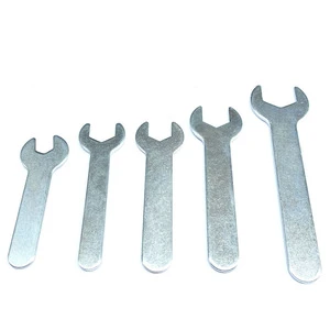 8mm 10mm 12mm 13mm Steel Zinc Plated Hardware Tool Hand Spanner Key Wrench Double Stamped Open End Wrench
