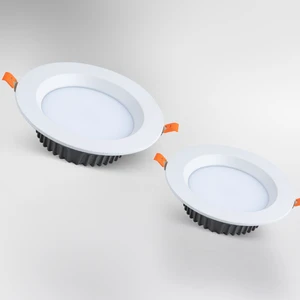 Commercial or Home Ceiling Recessed Round Aluminum Down Light With Driver Warm White 7W 9W 12W 15W 20W LED Downlight